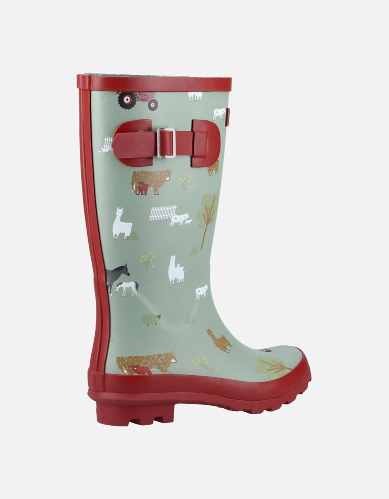 Farmyard Junior Rubber Farm Wellington Boots
