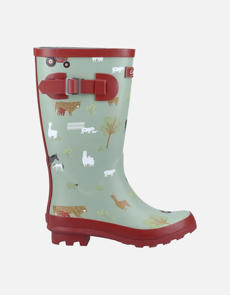 Farmyard Junior Rubber Farm Wellington Boots