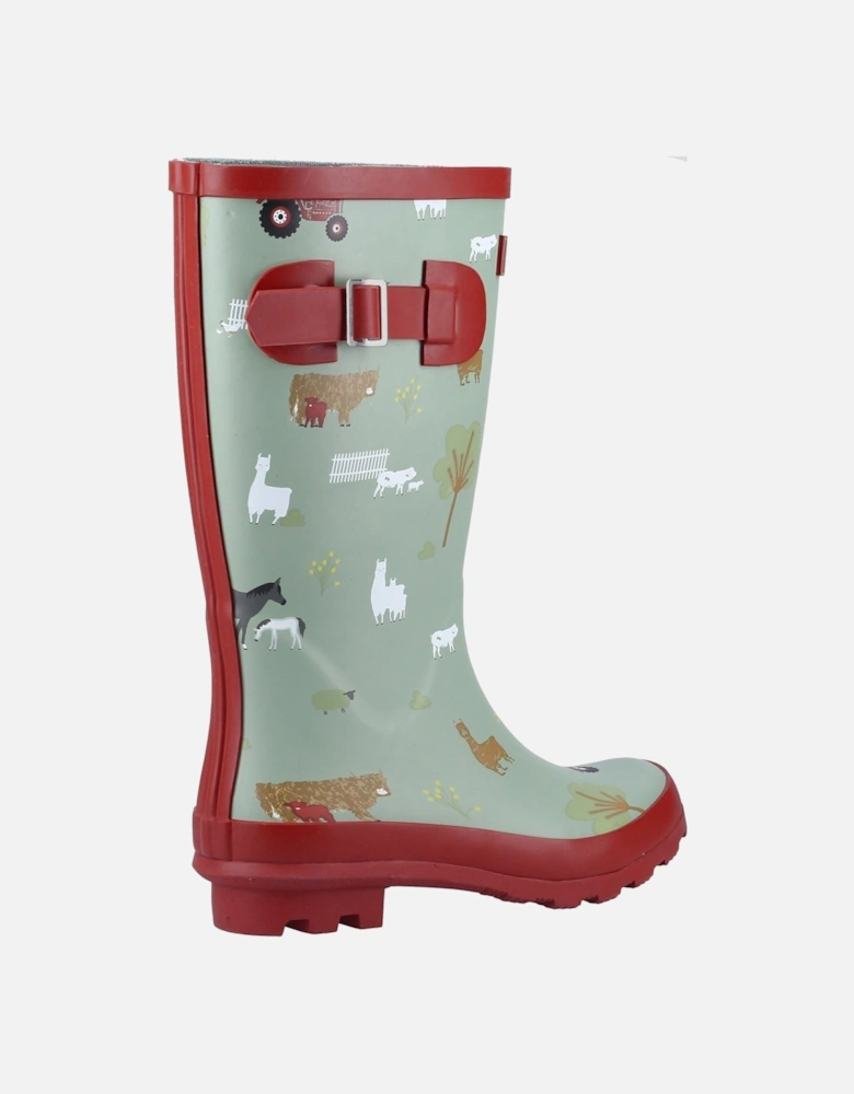 Farmyard Junior Rubber Farm Wellington Boots
