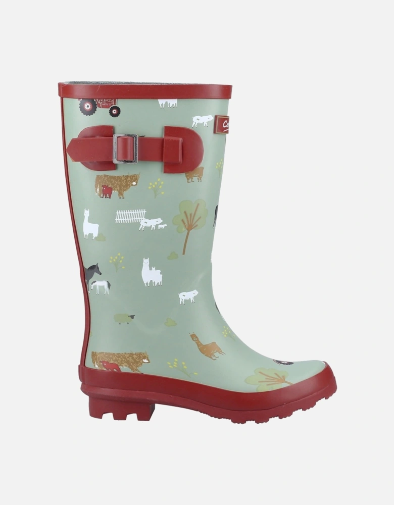 Farmyard Junior Rubber Farm Wellington Boots