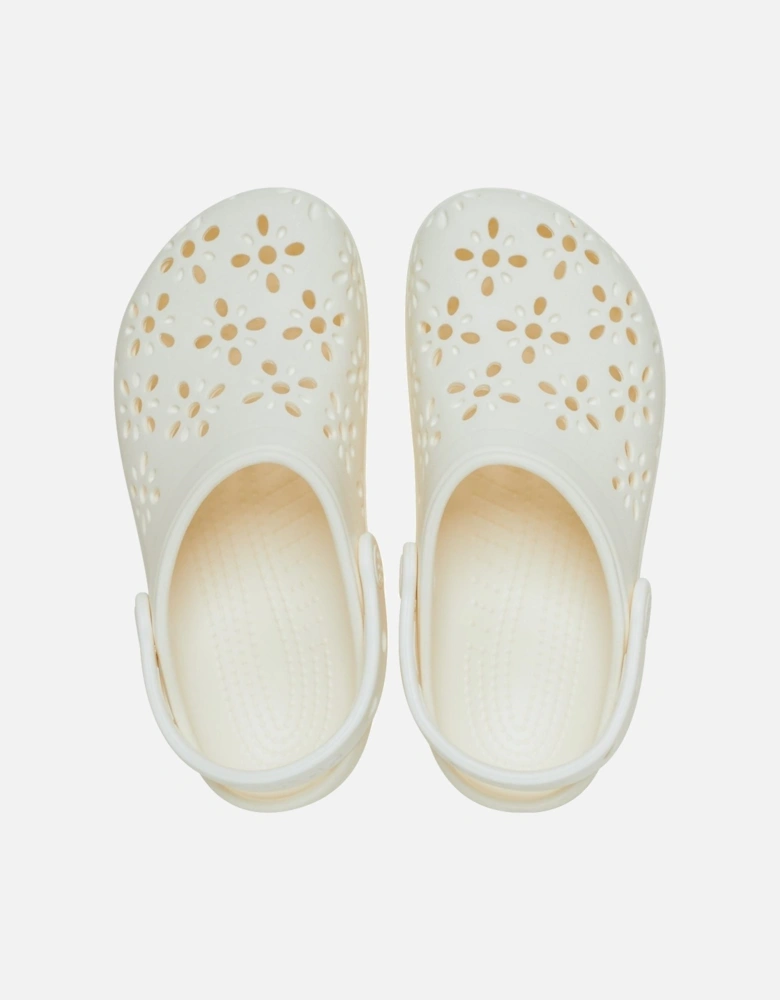 Classic Floral Cut Out Thermoplastic Chalk Clogs