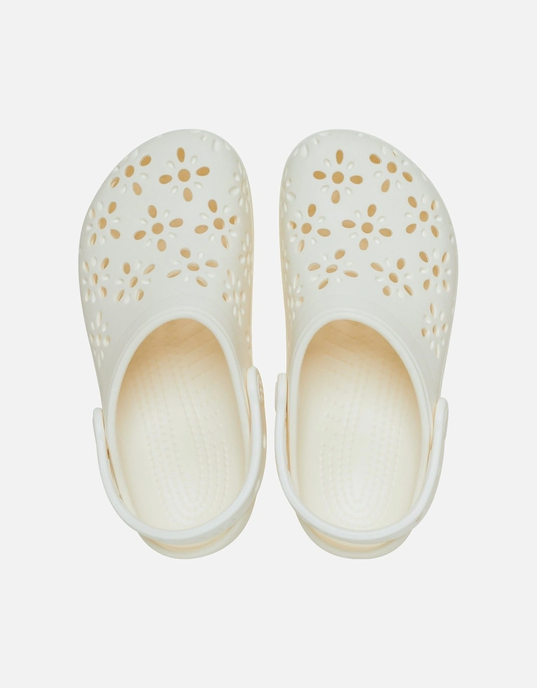 Classic Floral Cut Out Thermoplastic Chalk Clogs