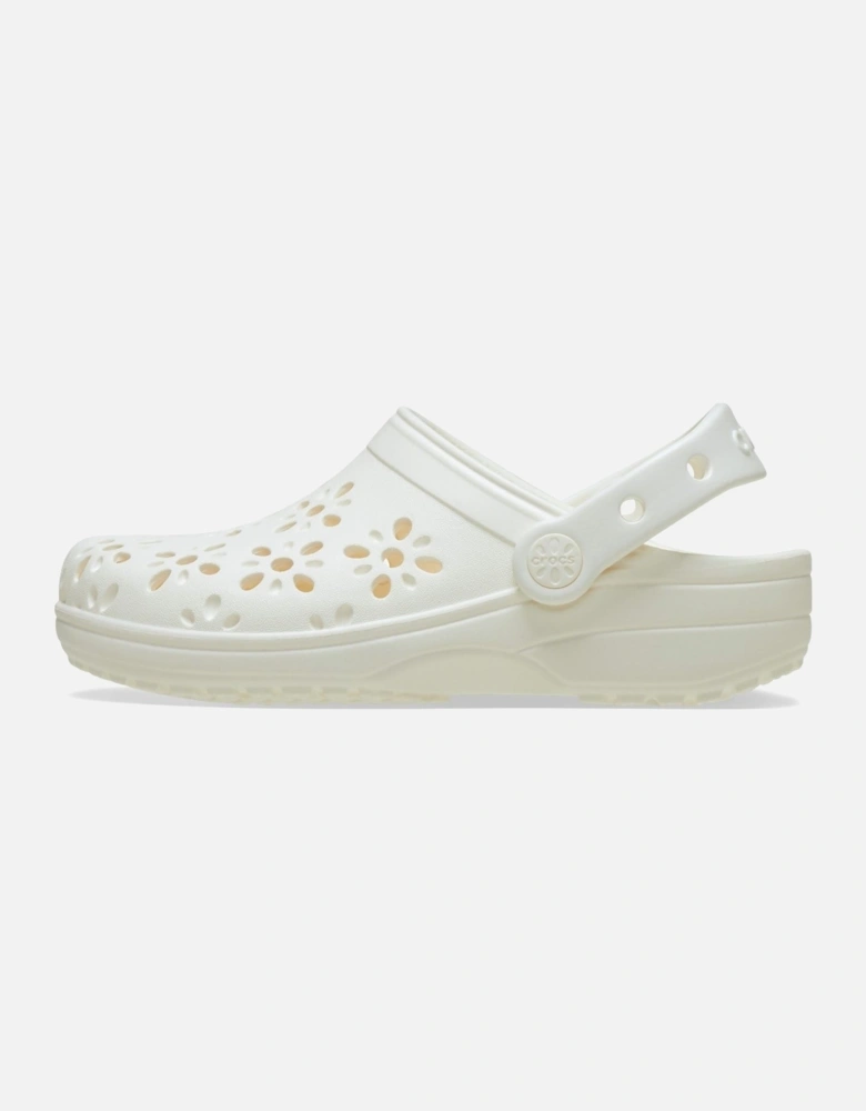 Classic Floral Cut Out Thermoplastic Chalk Clogs