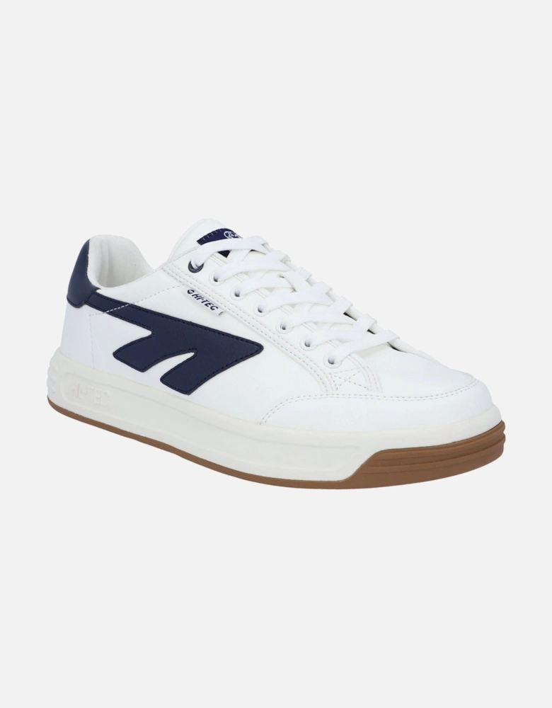 Freedom Polyurethane Men's White/Navy Trainers