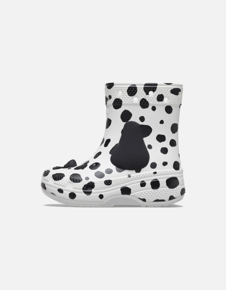 Classic Dalmatian EVA White/Black Wellington Boots