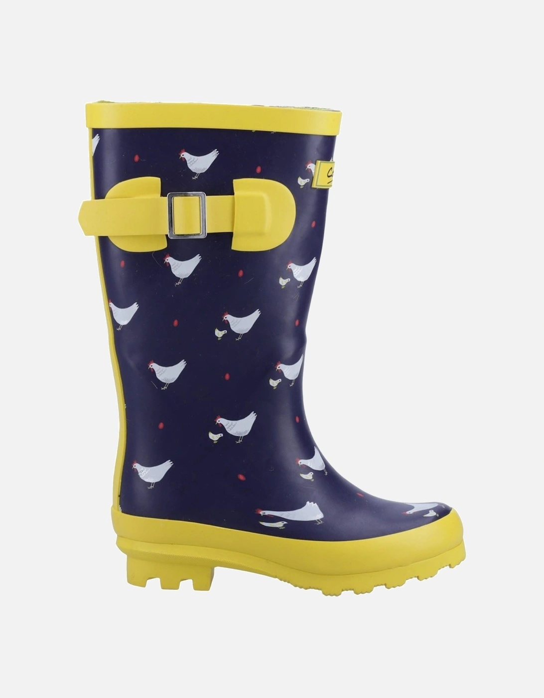 Farmyard Junior Rubber Chick Wellington Boots