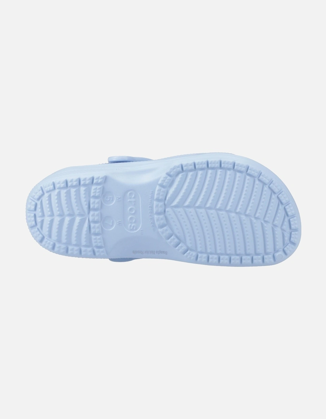Classic Frosted Thermoplastic Blue Calcite Clogs