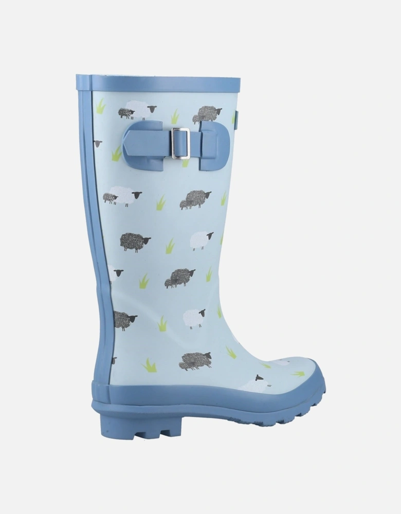 Farmyard Junior Rubber Sheep Wellington Boots