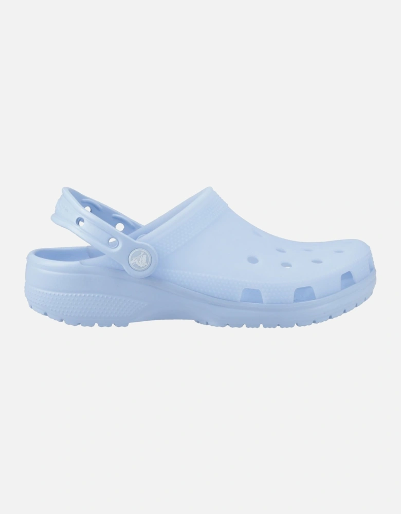 Classic Frosted Thermoplastic Blue Calcite Clogs
