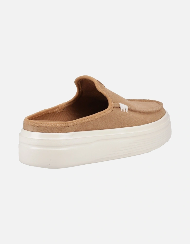 HEYDUDE Austin Lift Classic Leather Women's Tan Mules