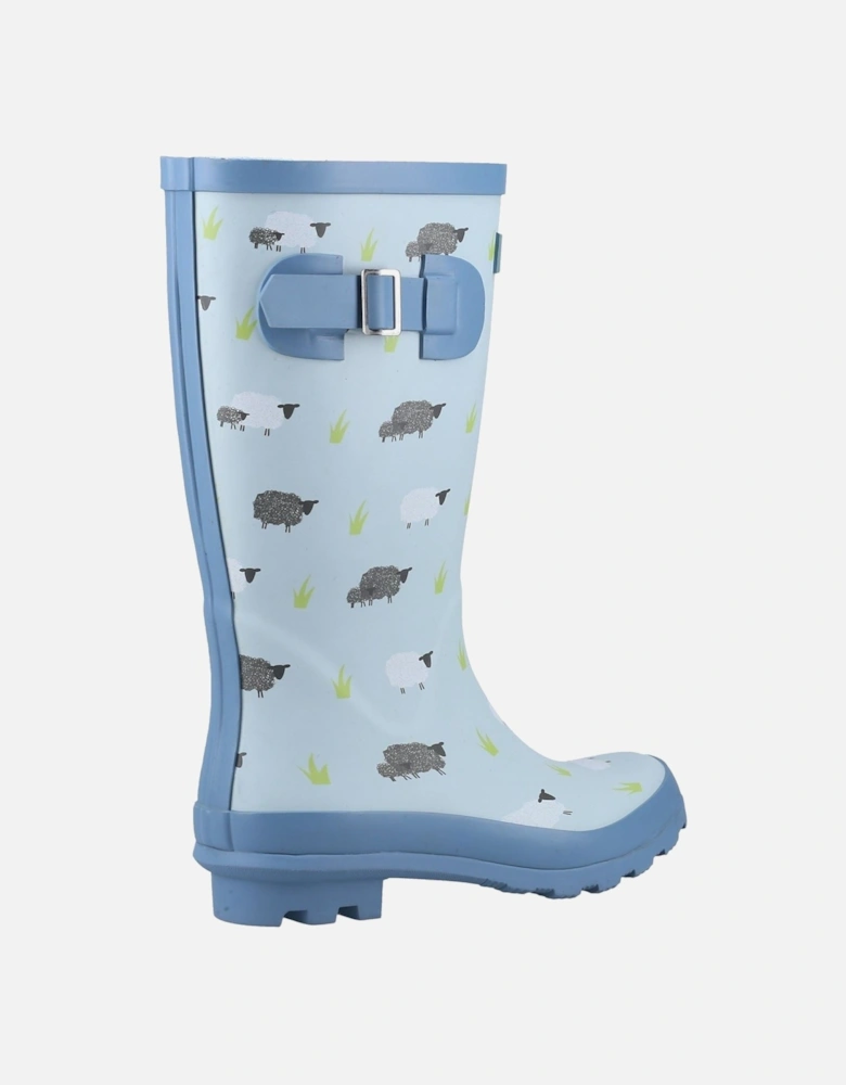Farmyard Junior Rubber Sheep Wellington Boots