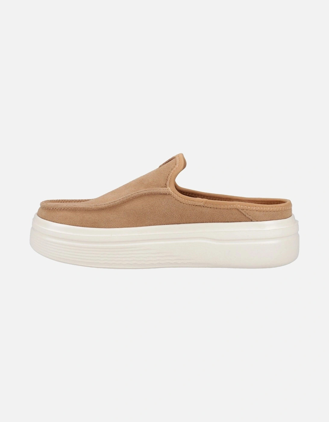 HEYDUDE Austin Lift Classic Leather Women's Tan Mules