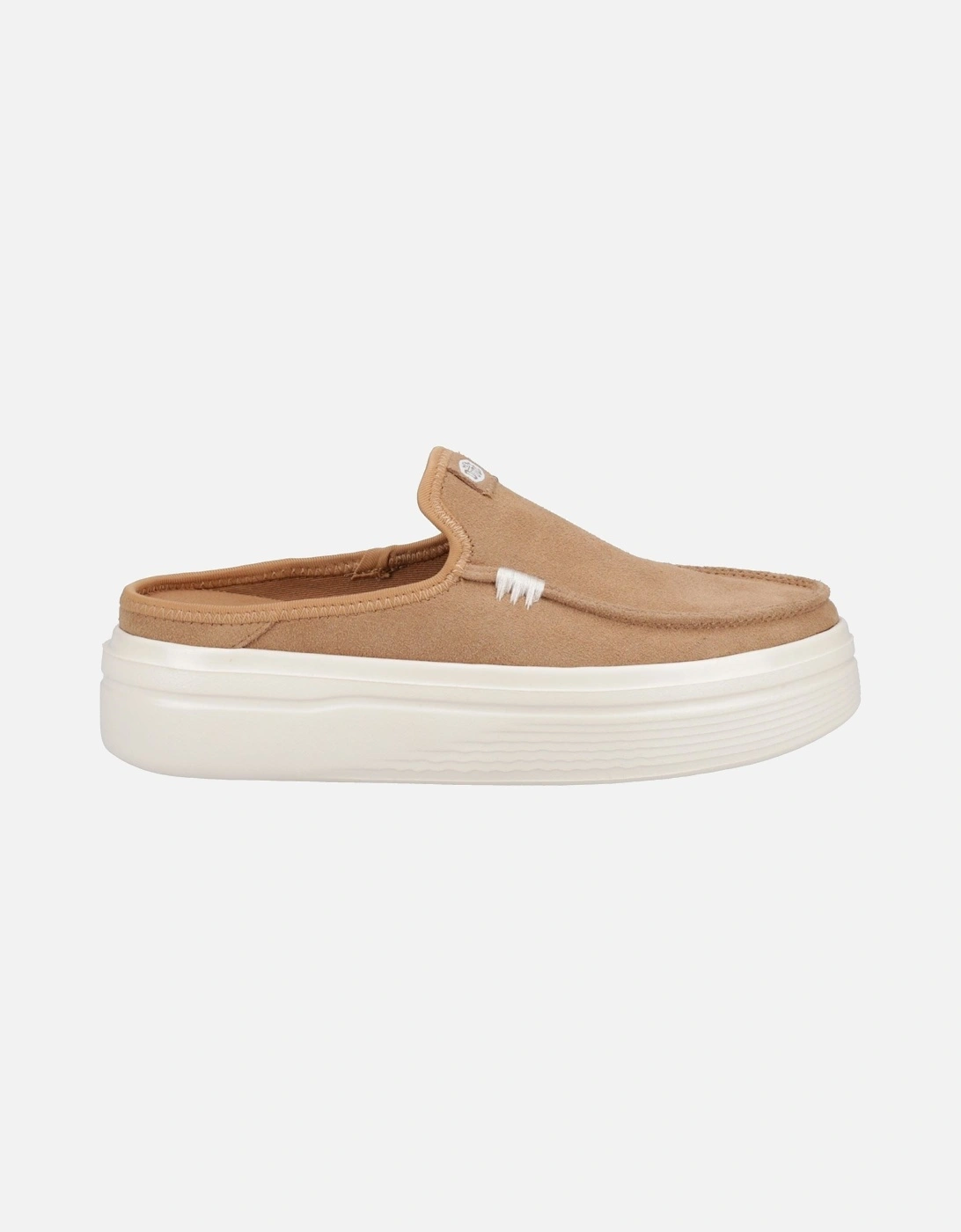 HEYDUDE Austin Lift Classic Leather Women's Tan Mules