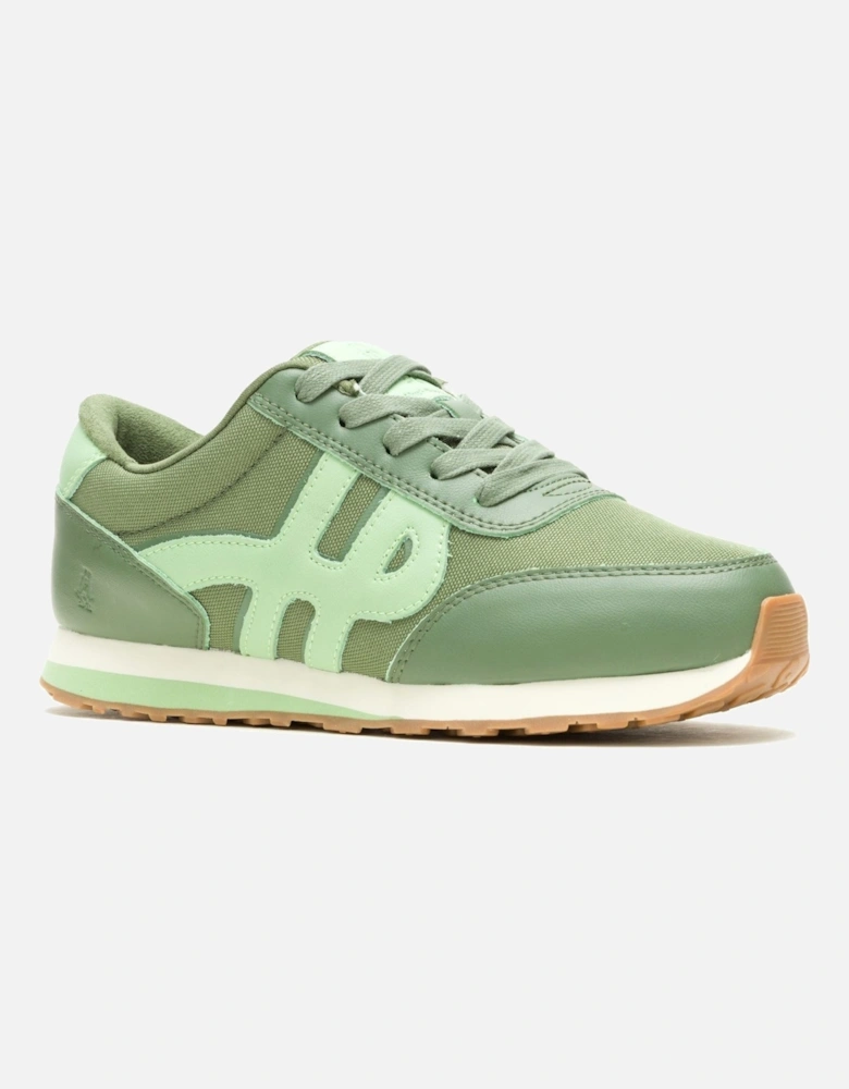 Seventy8 Leather Women's Olive Trainers