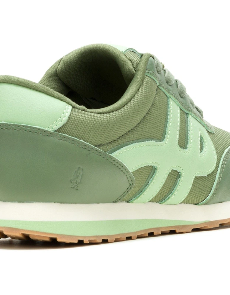 Seventy8 Leather Women's Olive Trainers