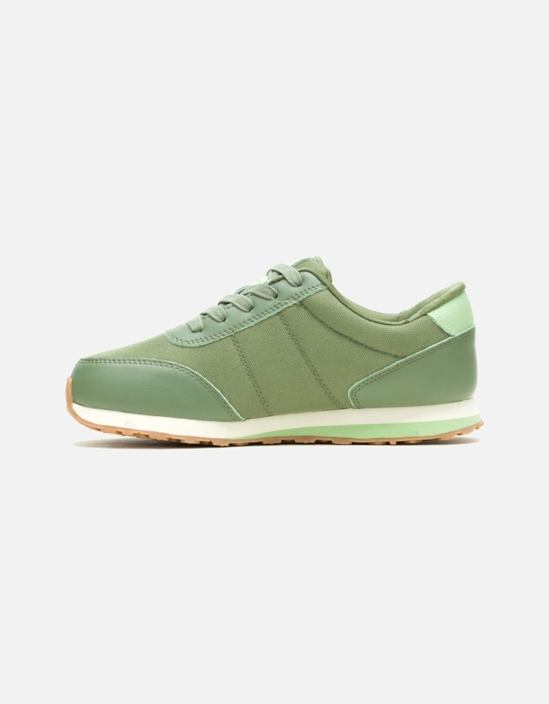 Seventy8 Leather Women's Olive Trainers