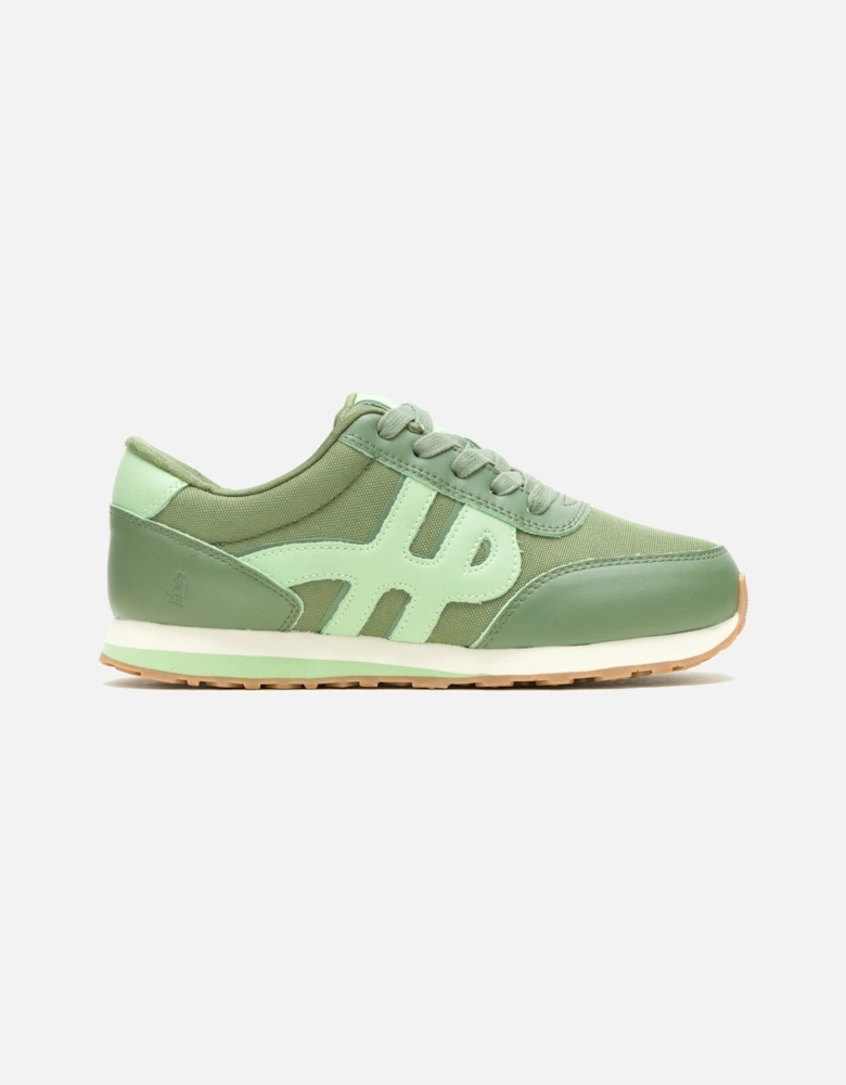 Seventy8 Leather Women's Olive Trainers