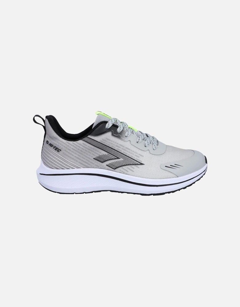Santorini Polyester Men's Cool Grey/Black/Acid Lime Trainers