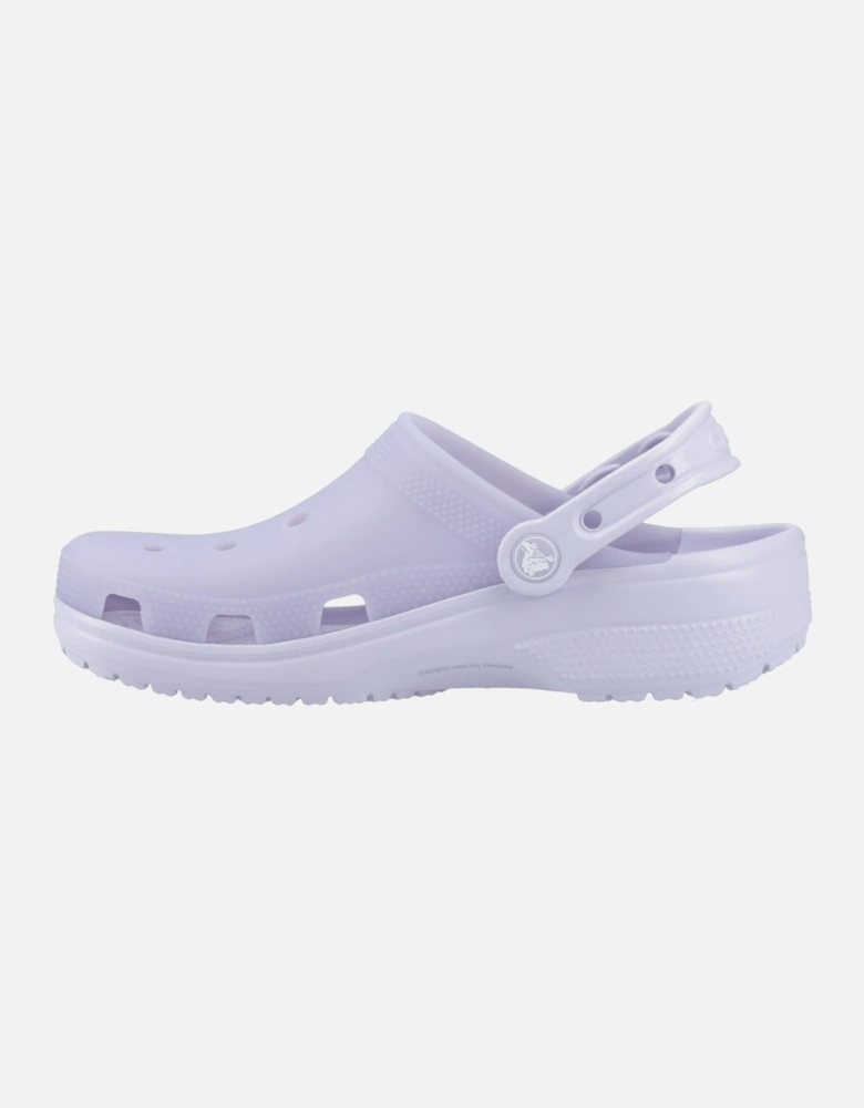 Classic Frosted Thermoplastic Purple Moon Clogs
