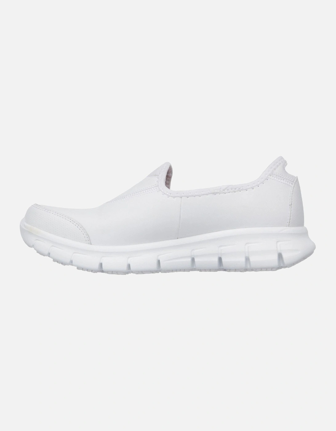 Sure Track Leather Women's White Trainers
