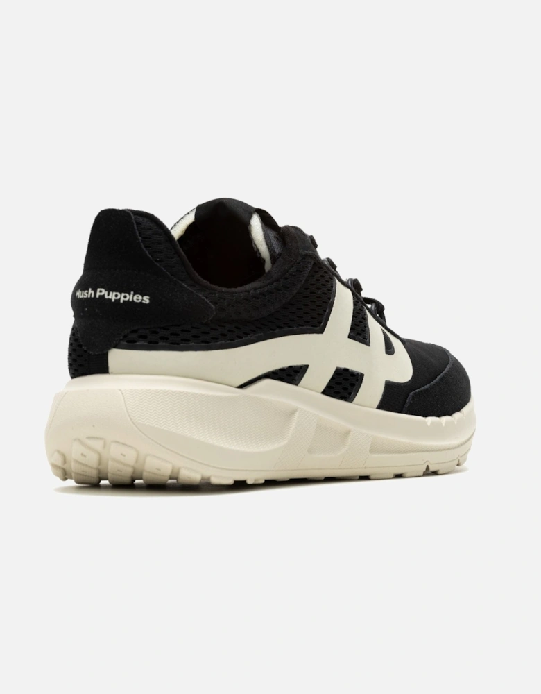 Seventy8 Retro Runner Suede Men's Black Trainers