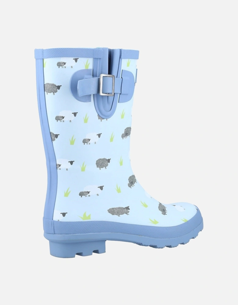 Farmyard Mid Rubber Women's Sheep Wellington Boots