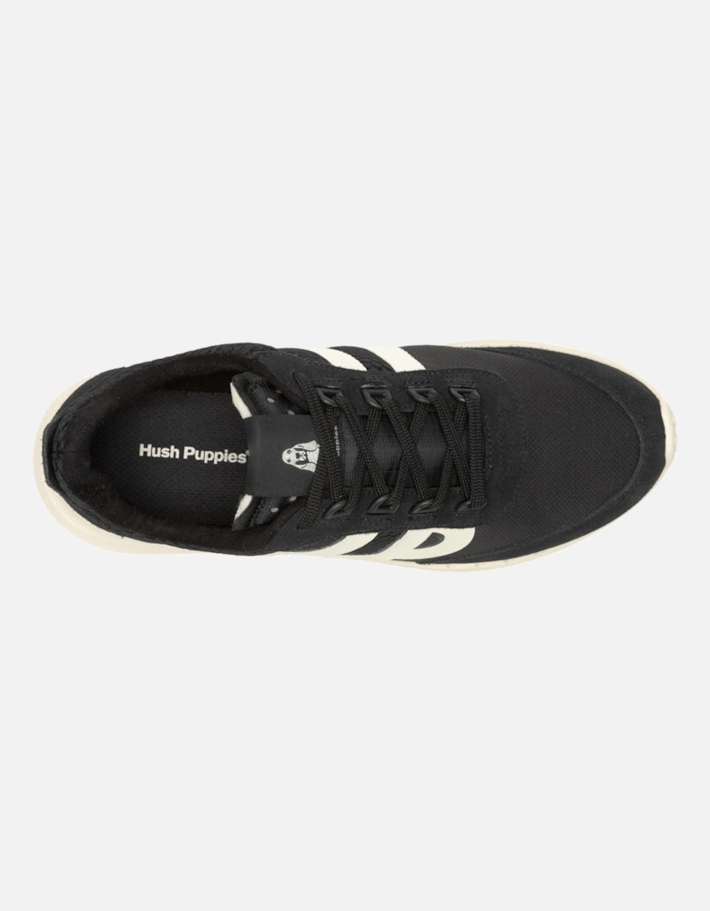 Seventy8 Retro Runner Suede Men's Black Trainers