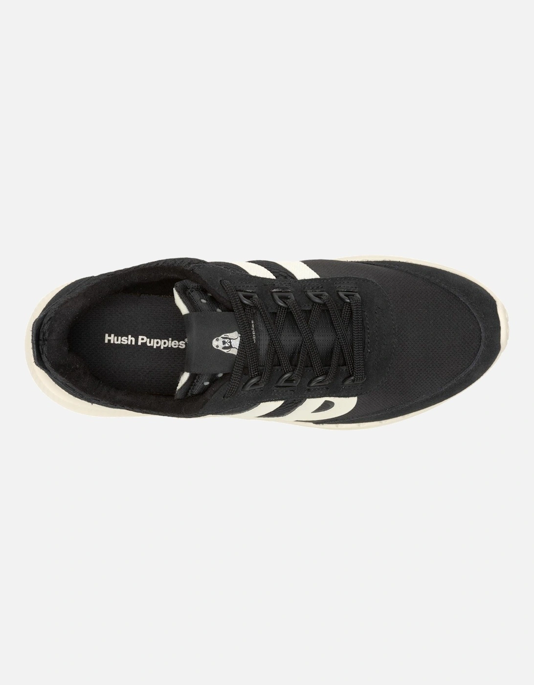 Seventy8 Retro Runner Suede Men's Black Trainers