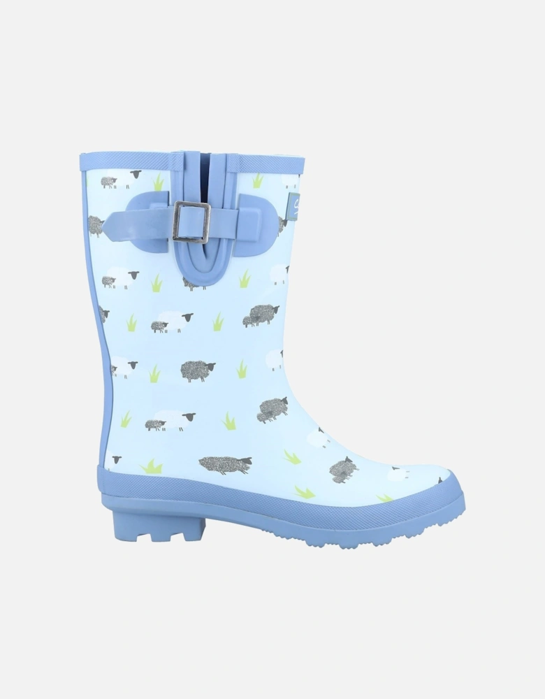 Farmyard Mid Rubber Women's Sheep Wellington Boots