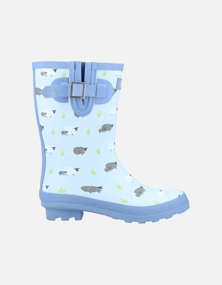 Farmyard Mid Rubber Women's Sheep Wellington Boots