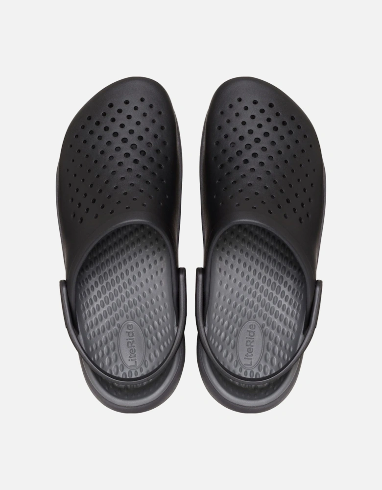 InMotion Clog Synthetic Black Clogs