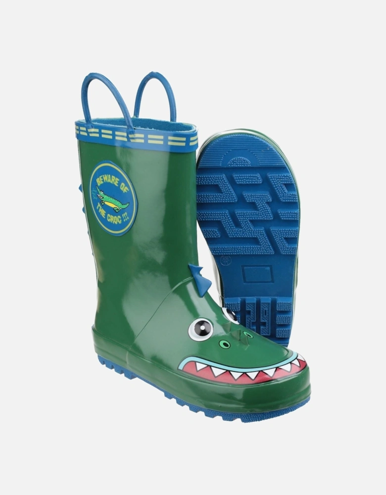 Puddle Rubber Crocodile Wellington Boots