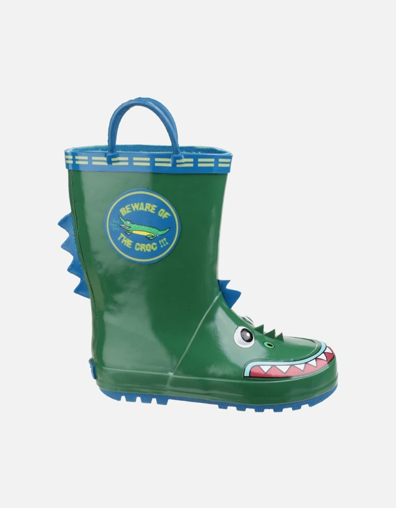 Puddle Rubber Crocodile Wellington Boots