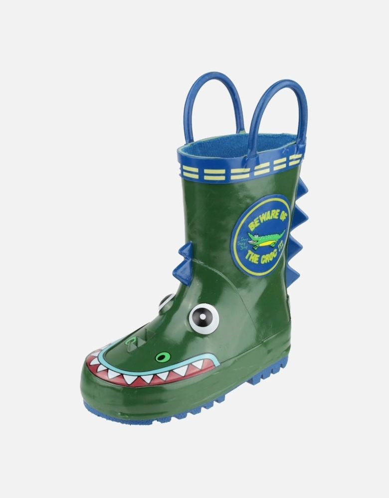 Puddle Rubber Crocodile Wellington Boots