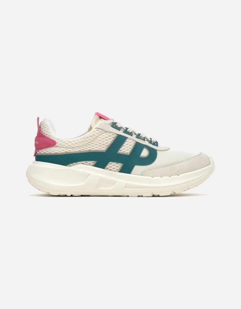Seventy8 Retro Runner Suede Women's Stone/Pink Trainers