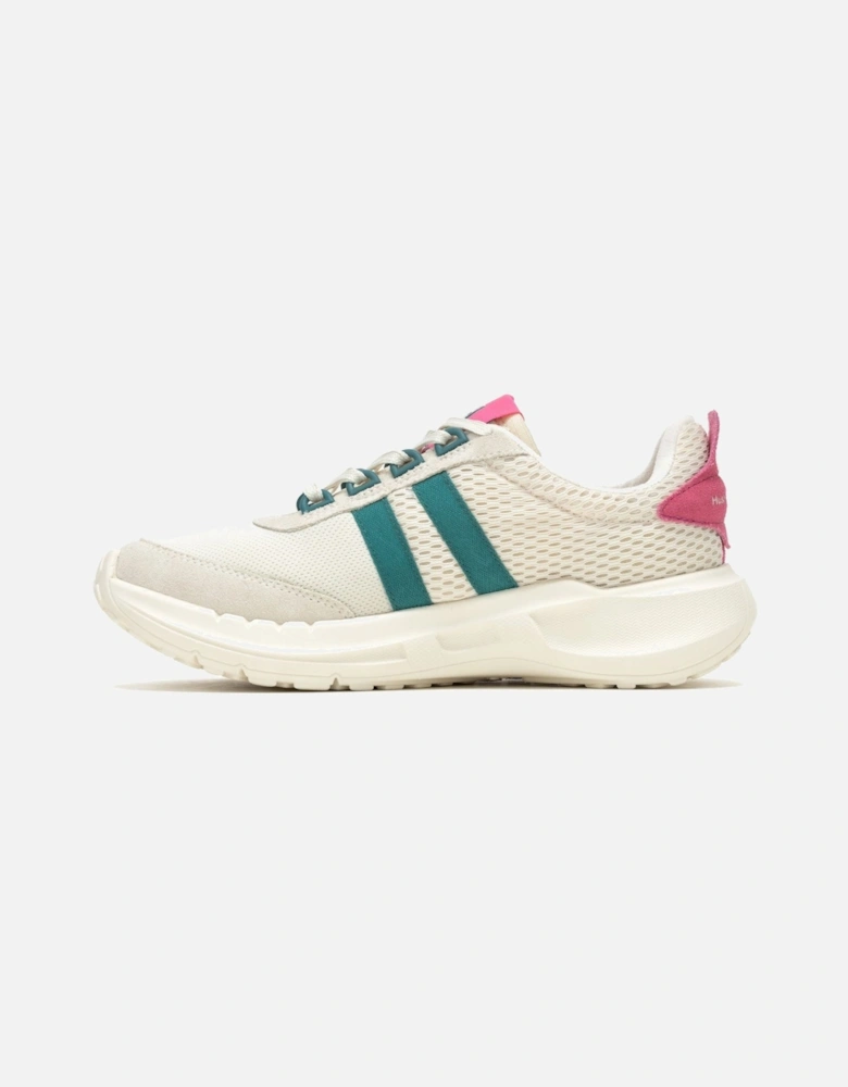 Seventy8 Retro Runner Suede Women's Stone/Pink Trainers