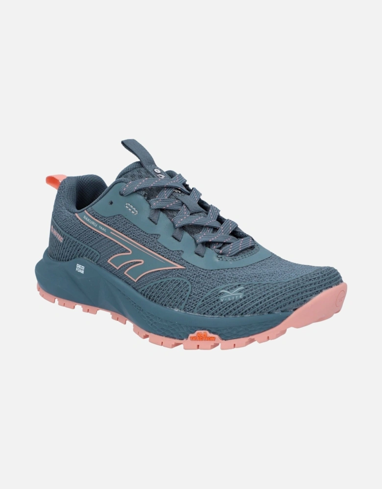 Geo Nakuru Polyester Women's Flintstone/Coral Hiking Boots