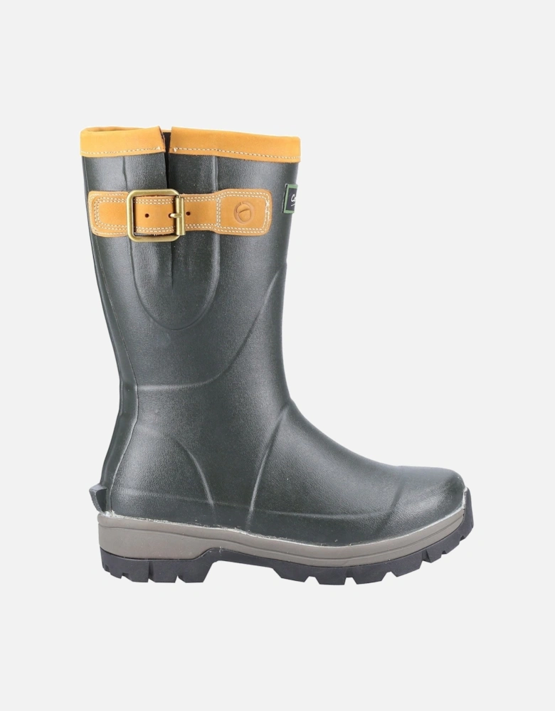 Stratus Short Rubber Women's Green Wellington Boots