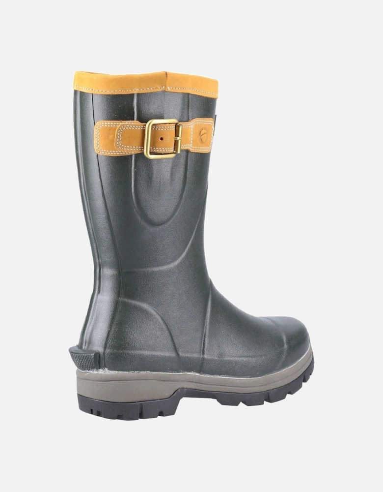 Stratus Short Rubber Women's Green Wellington Boots