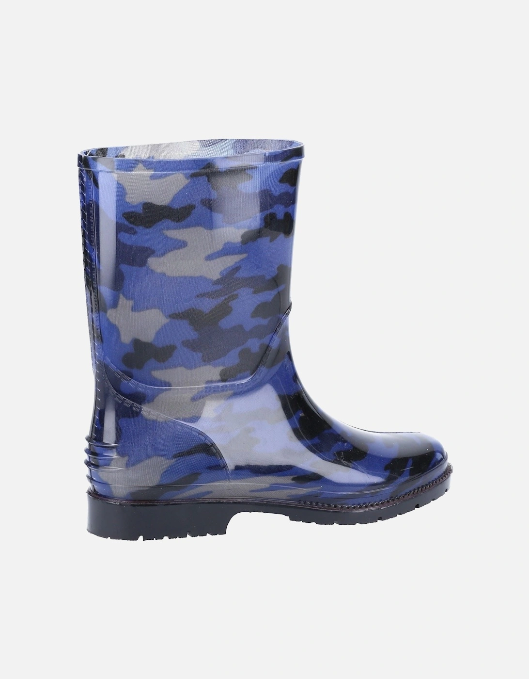 PVC Jnr PVC Girls's Navy Camo Wellington Boots