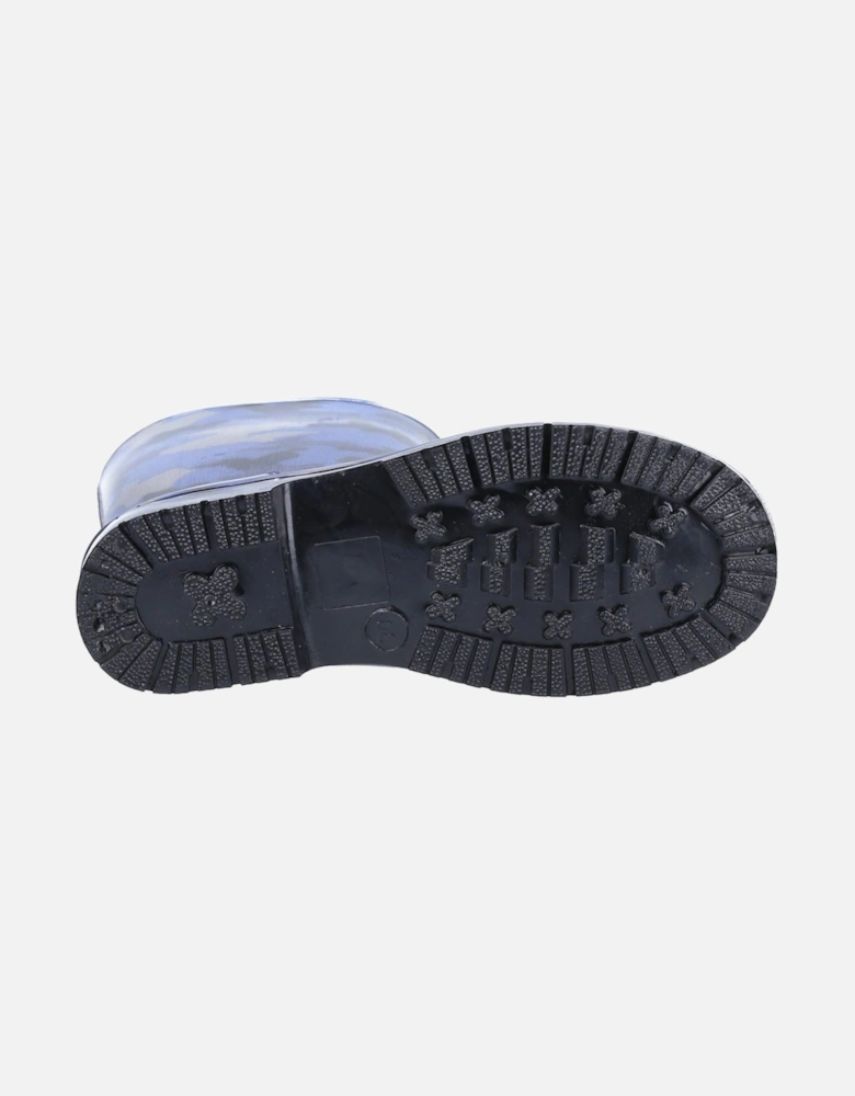 PVC Jnr PVC Girls's Navy Camo Wellington Boots
