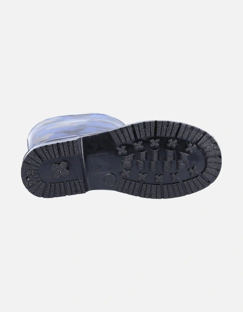 PVC Jnr PVC Girls's Navy Camo Wellington Boots