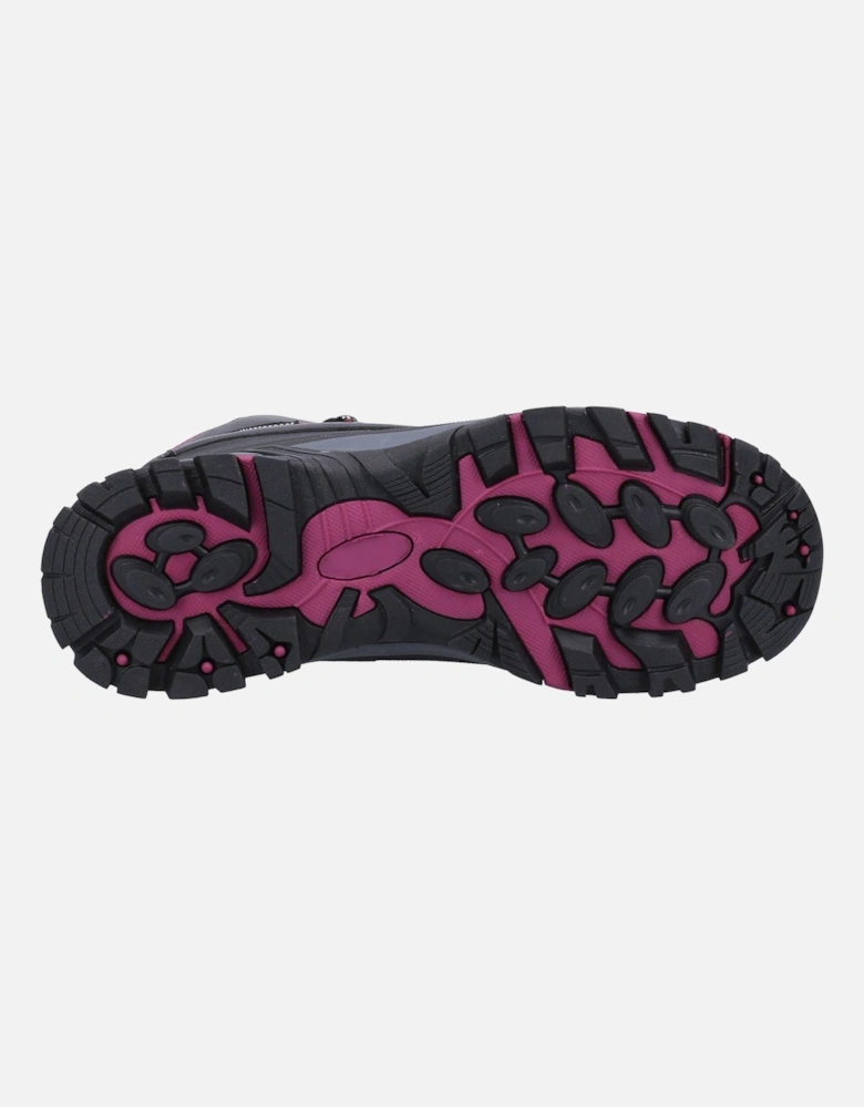 Calmsden Rubber Women's Grey/Berry Hiking Boots
