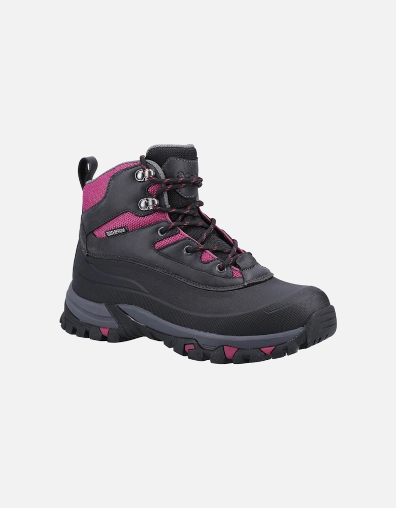 Calmsden Rubber Women's Grey/Berry Hiking Boots