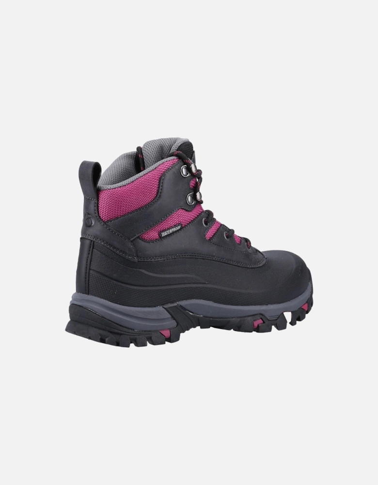 Calmsden Rubber Women's Grey/Berry Hiking Boots