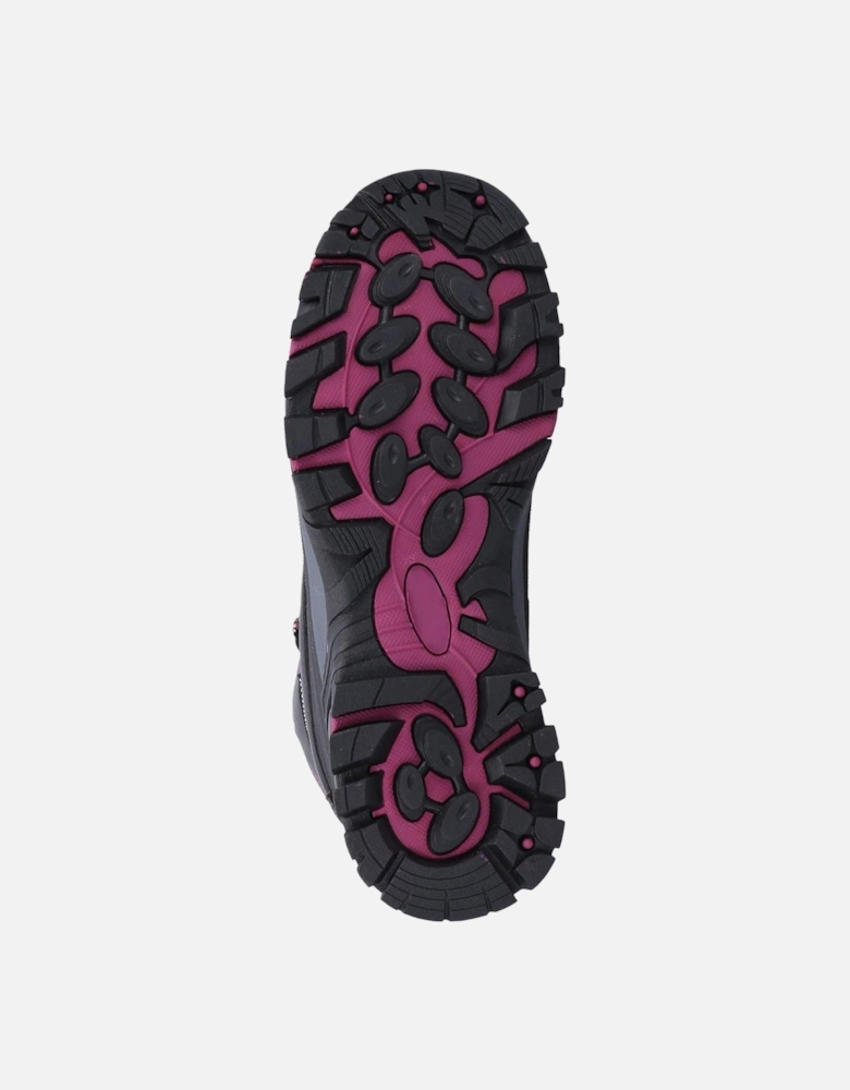 Calmsden Rubber Women's Grey/Berry Hiking Boots