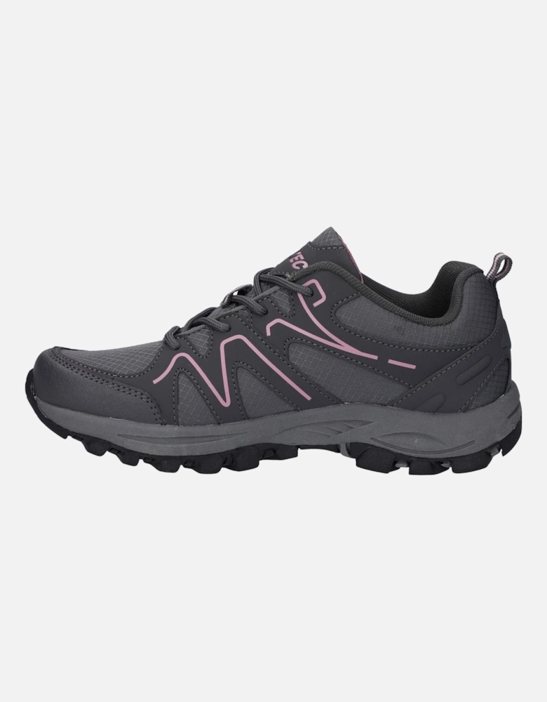Maine Polyester Women's Steel Grey Charcoal Hiking Boots