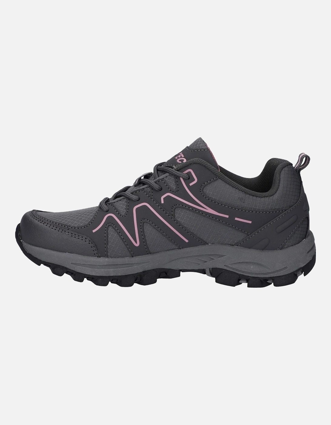 Maine Polyester Women's Steel Grey Charcoal Hiking Boots