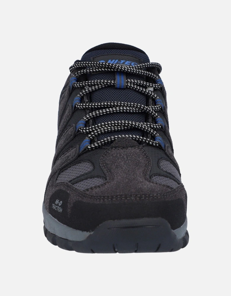 Corzo Low PU Suede Men's Charcoal/Nautical Blue Hiking Boots