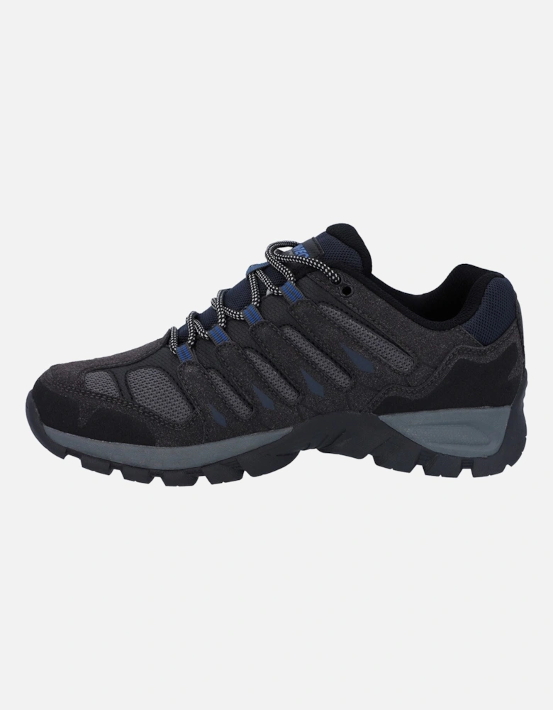 Corzo Low PU Suede Men's Charcoal/Nautical Blue Hiking Boots